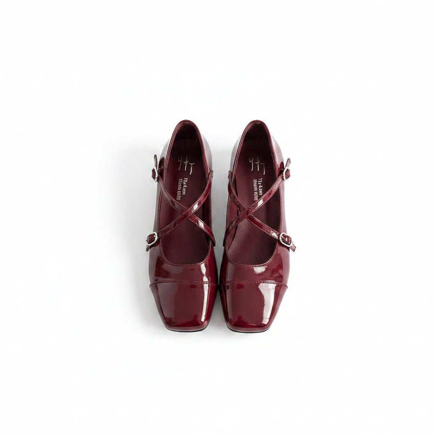 The Chelsea Crisscross Square-Toe Mary Jane Loafers