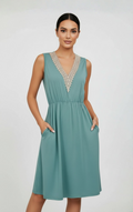 The Willow V-Neck Sleeveless Dress