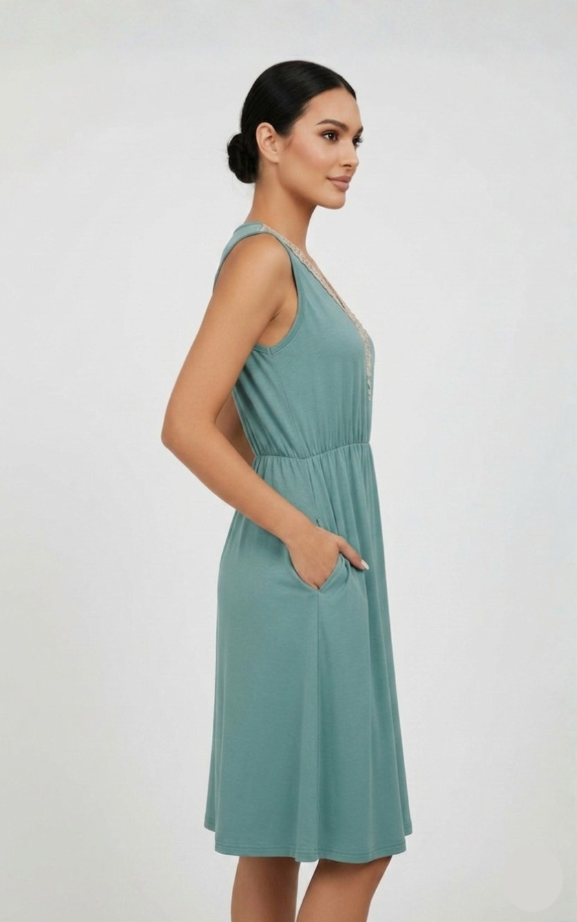 The Willow V-Neck Sleeveless Dress