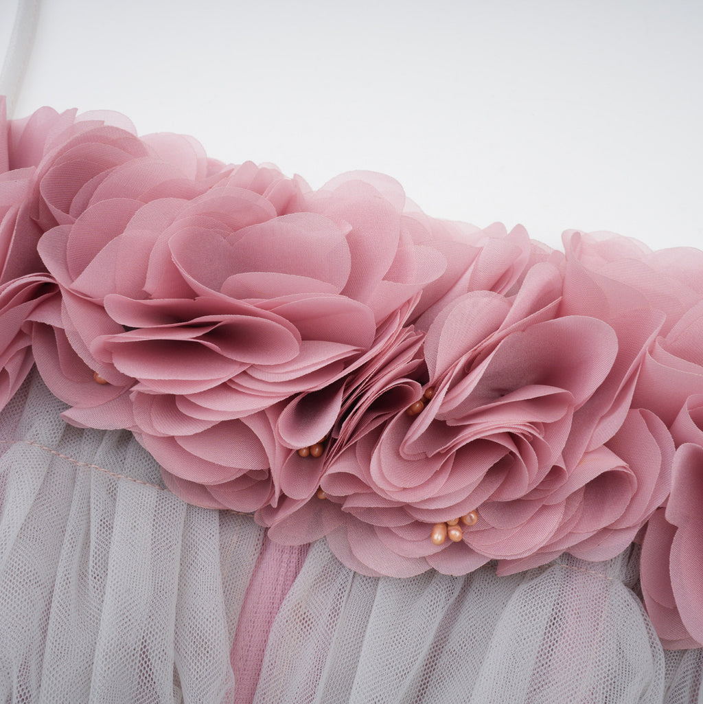 Princess Pink Strapless Luxury Dress