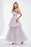 Princess Pink Strapless Luxury Dress