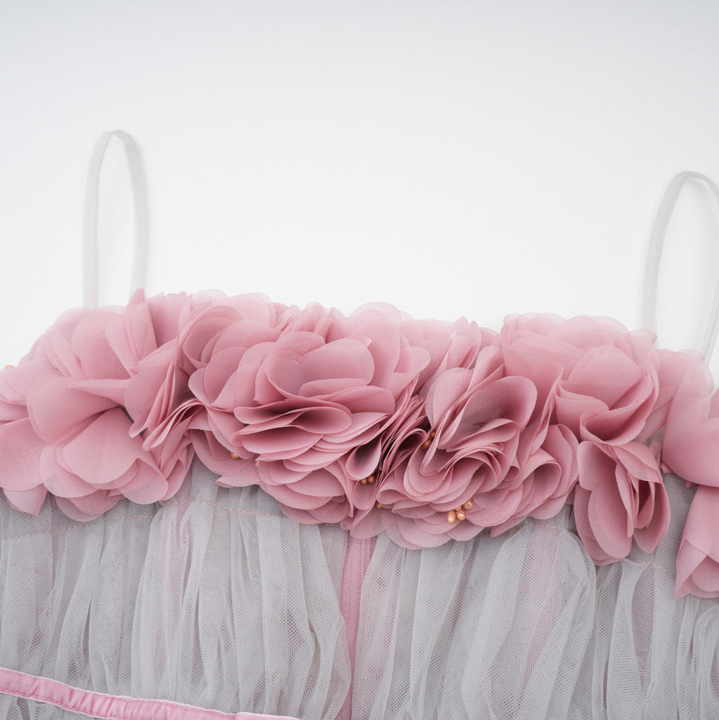 Princess Pink Strapless Luxury Dress
