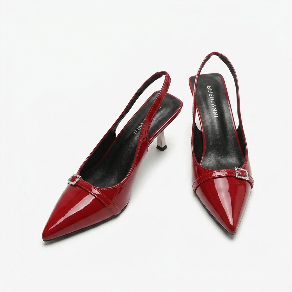Pointed Toe Slingback Pumps