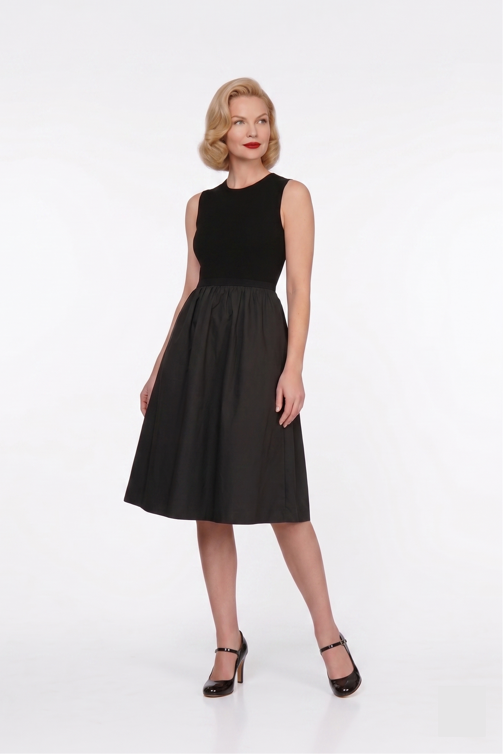 The Bianca Poplin Midi Dress