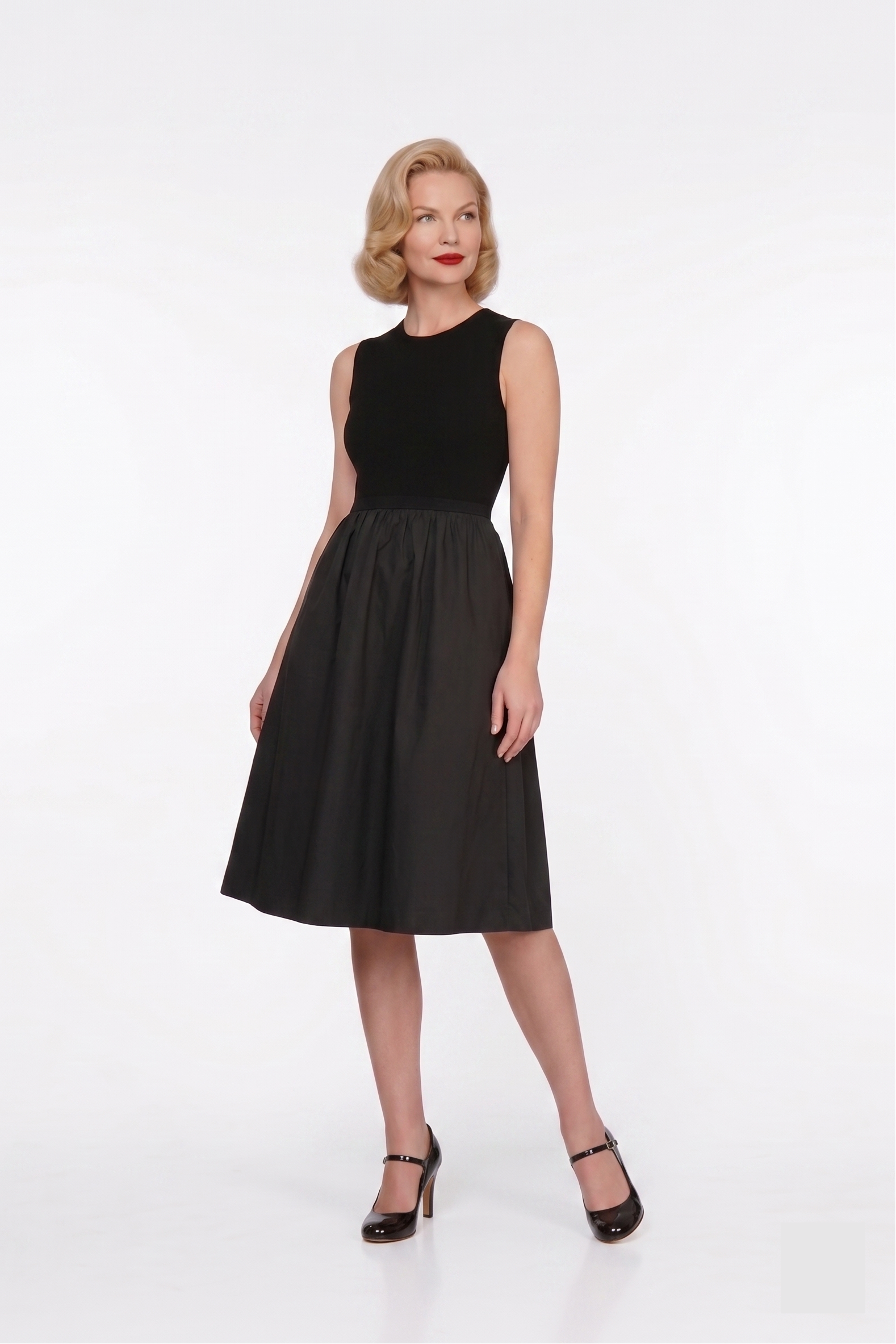 The Bianca Poplin Midi Dress