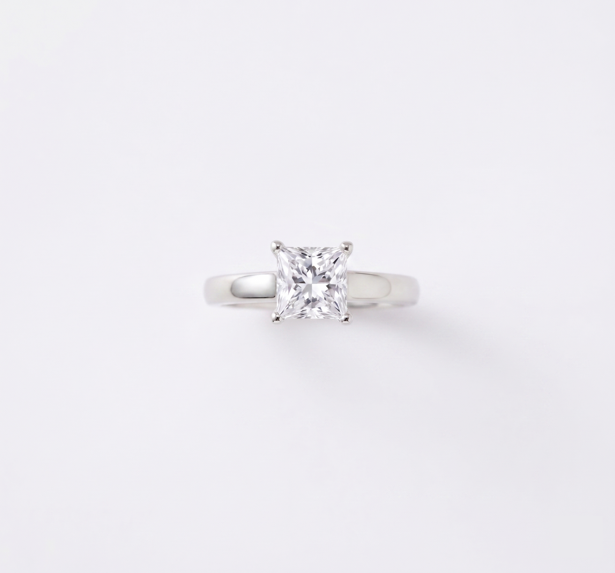 The Everly Princess Cut Solitaire Ring