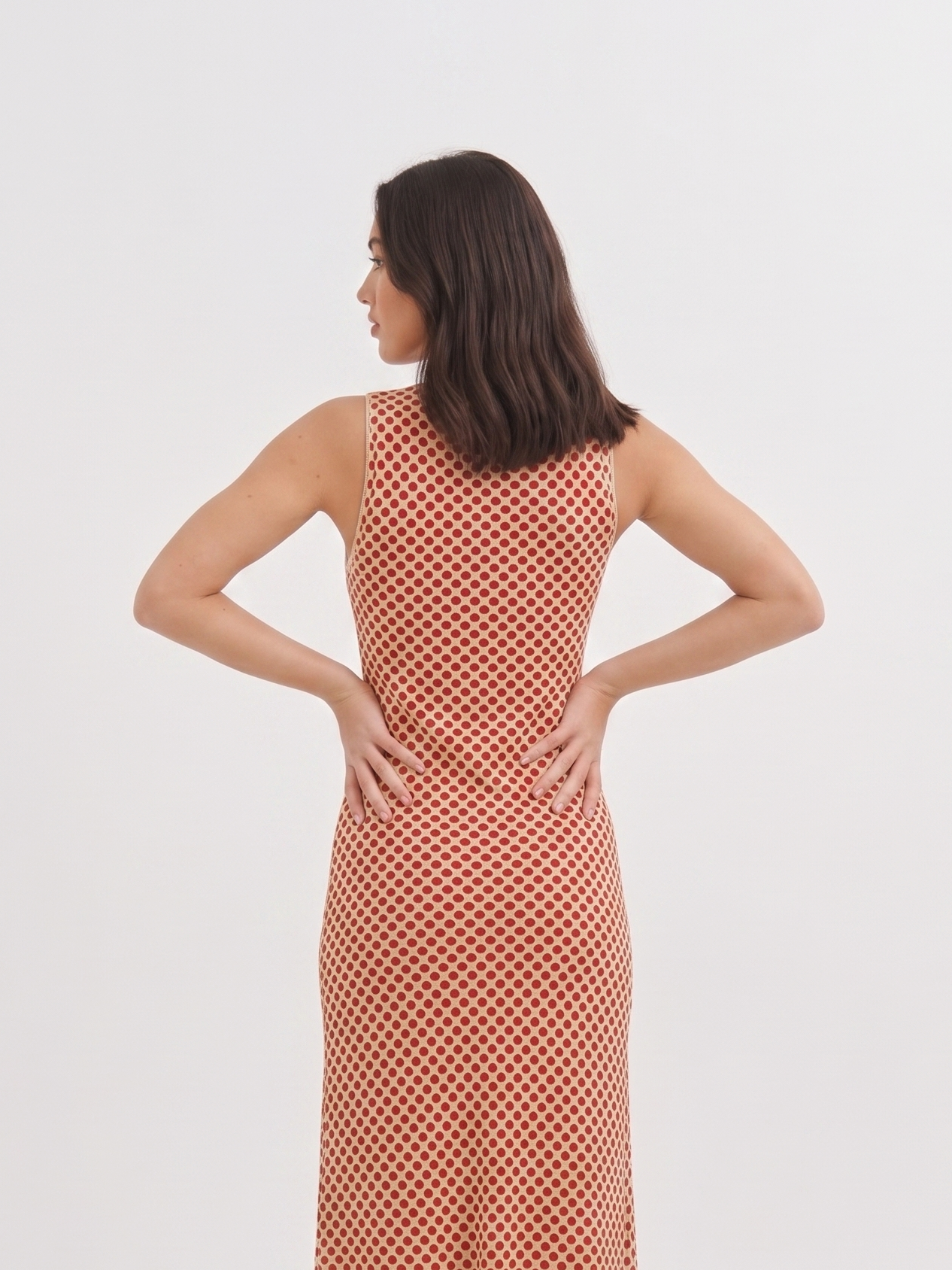 Vivian Maxi Polka Dot Slip Dress