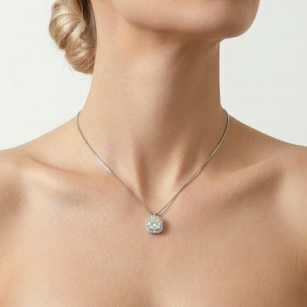 The Aris Pendant Necklace in Sterling Silver