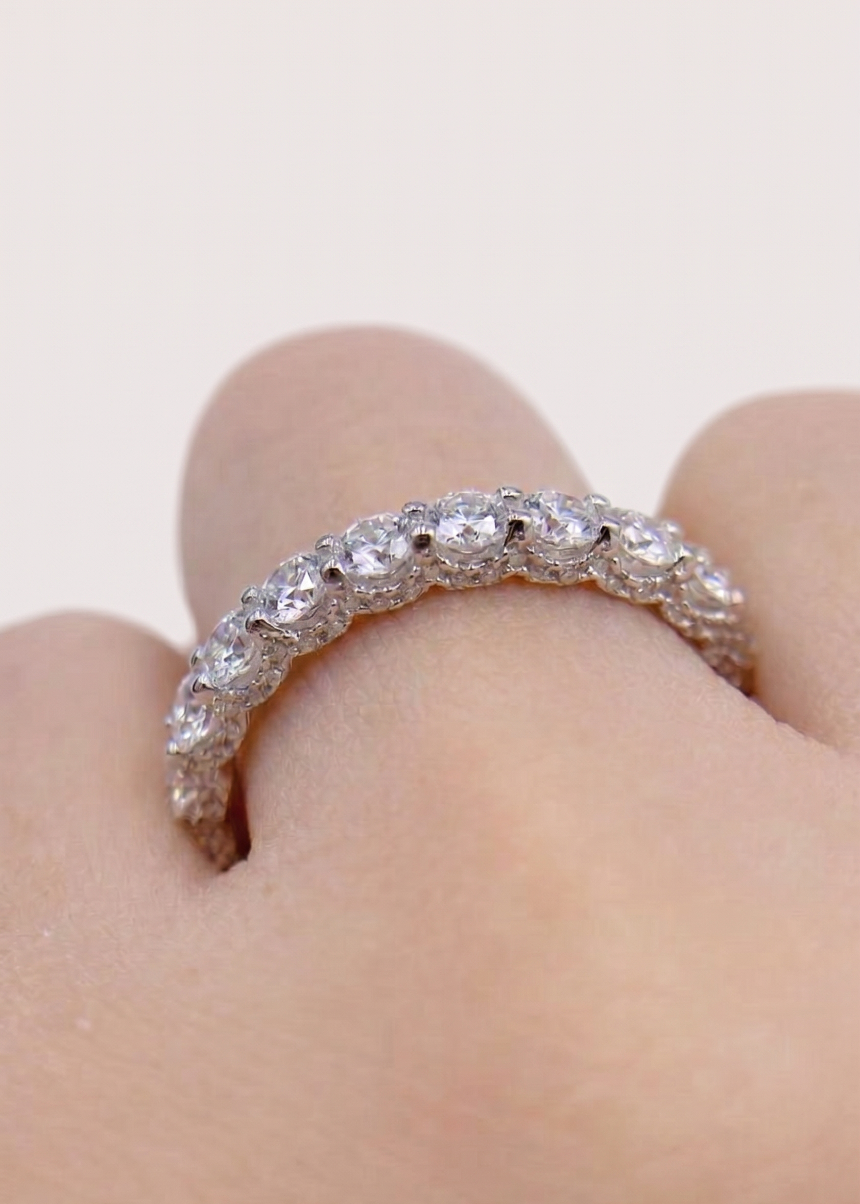 The Lumina Brilliant-Cut Eternity Band