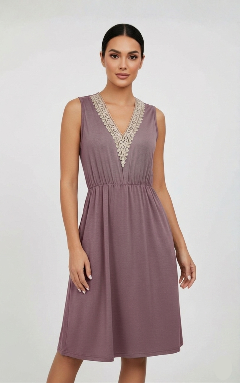 The Willow V-Neck Sleeveless Dress
