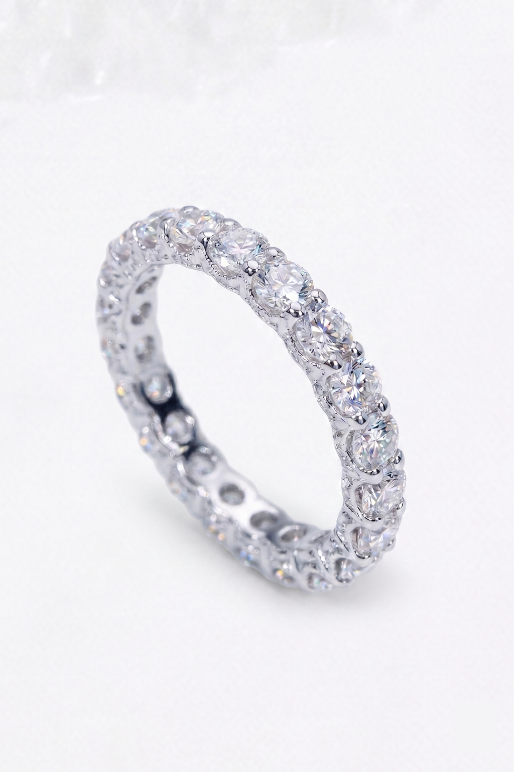 The Lumina Brilliant-Cut Eternity Band