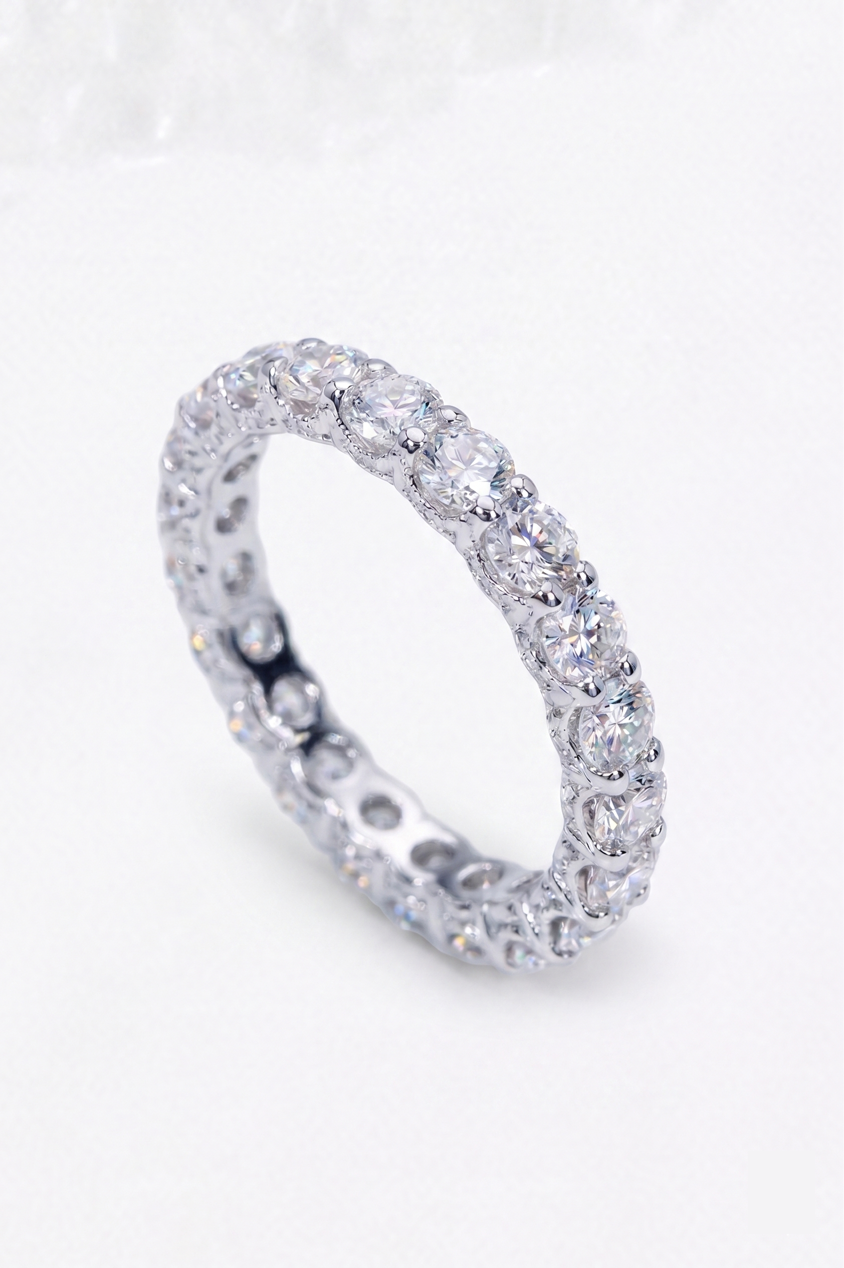 The Lumina Brilliant-Cut Eternity Band