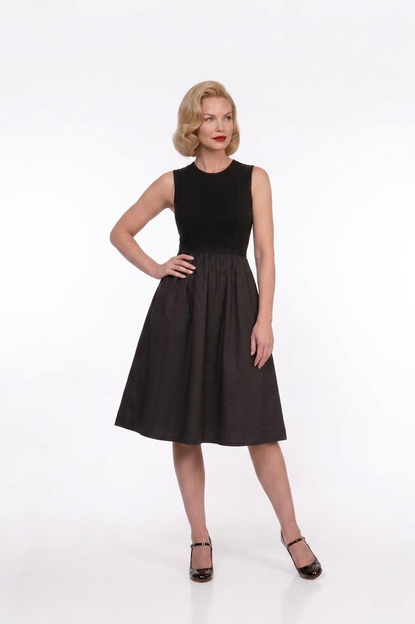 The Bianca Poplin Midi Dress