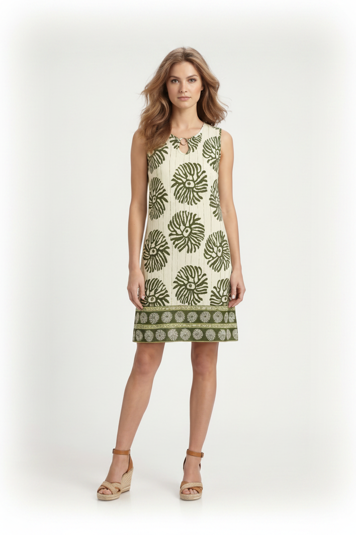 The Willow: Floral Sleeveless Summer Dress