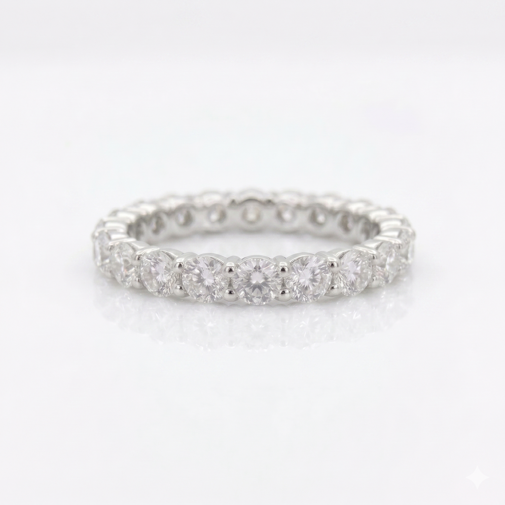 The Lumina Brilliant-Cut Eternity Band
