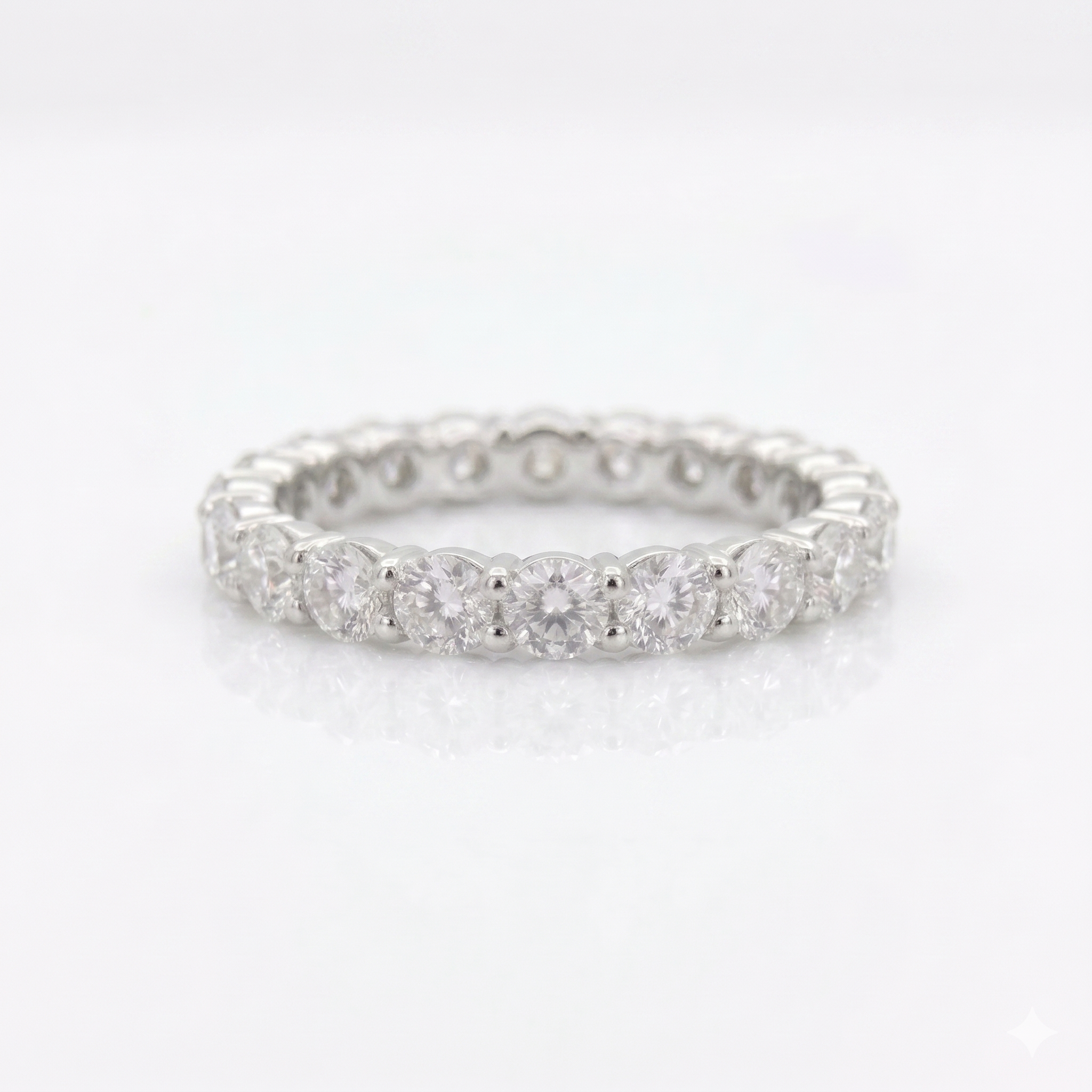 The Lumina Brilliant-Cut Eternity Band