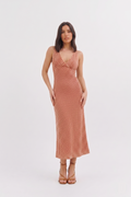 Vivian Maxi Polka Dot Slip Dress